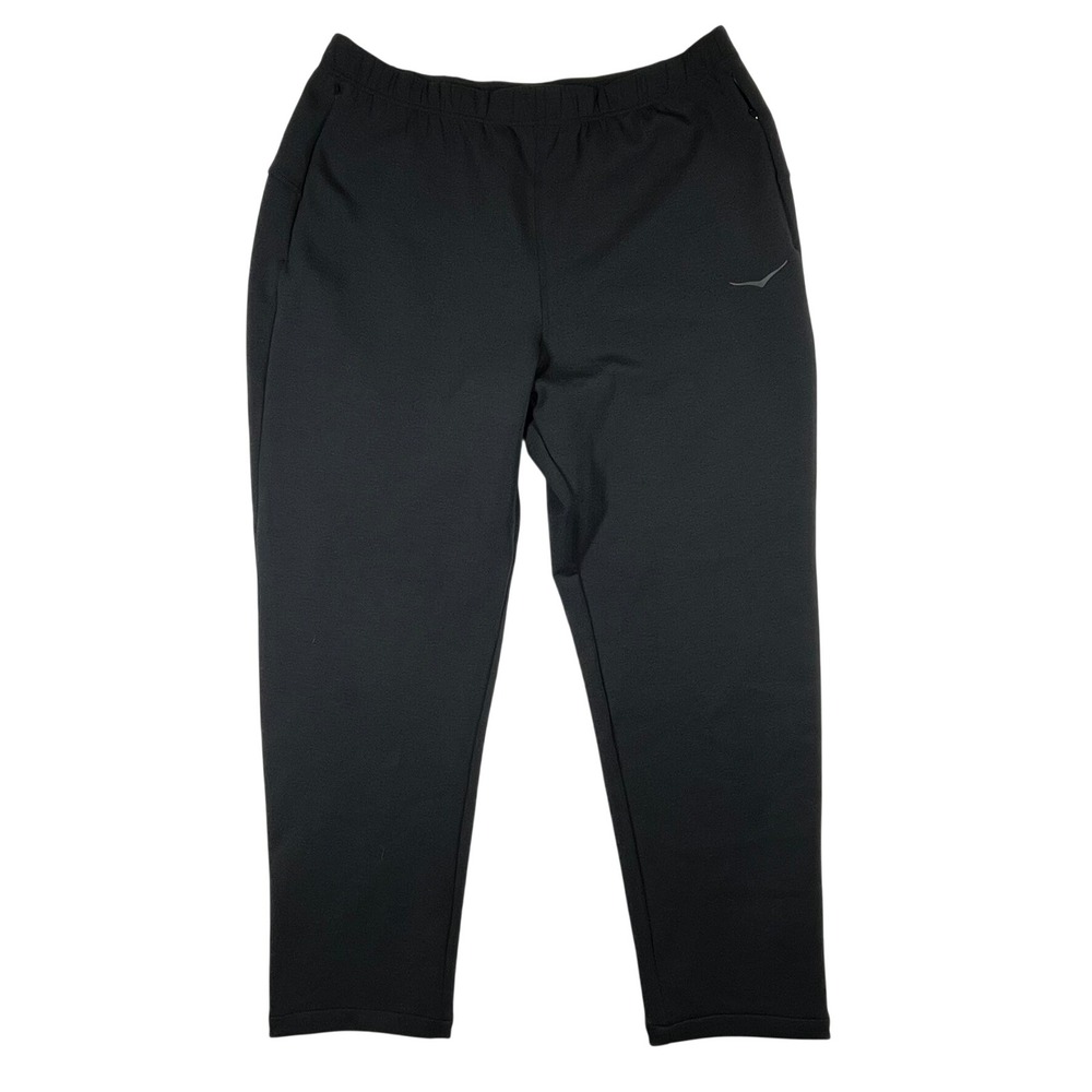 Hoka Essential Recovery Pant Jogger Mens XL Black Athleisure Training Loungewear